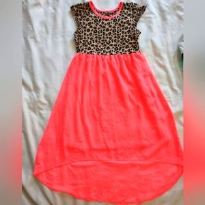 Faded Glory girls dress leopard size 14/16